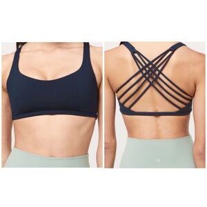 Lululemon Free To Be Bra (Wild) True Navy 8 NWT